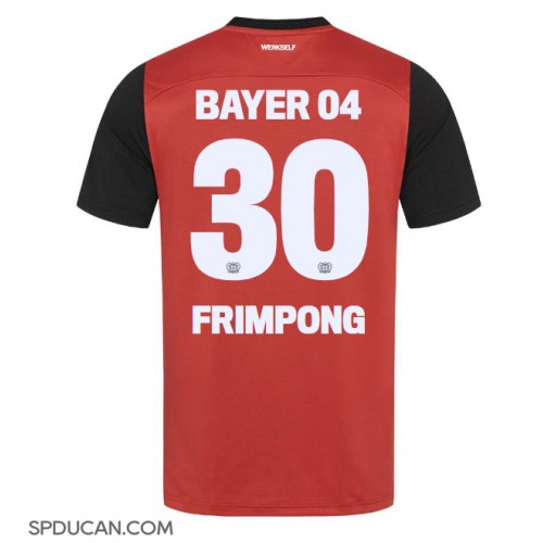 Muški Nogometni Dres Bayer Leverkusen Jeremie Frimpong #30 Domaci 2024-25 Kratak Rukav